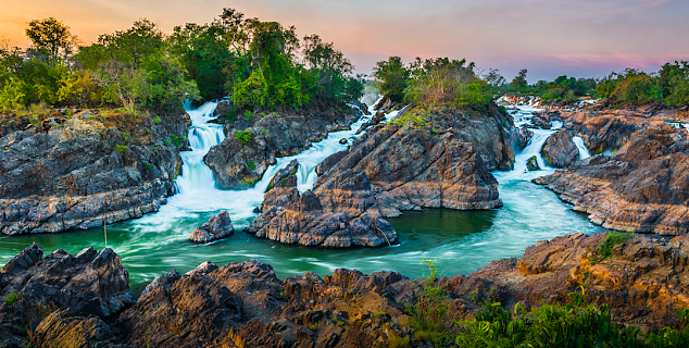 Waterfall, southern Laos