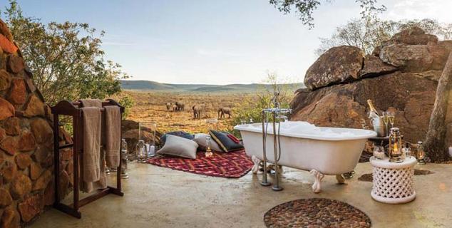 Bathroom with a view