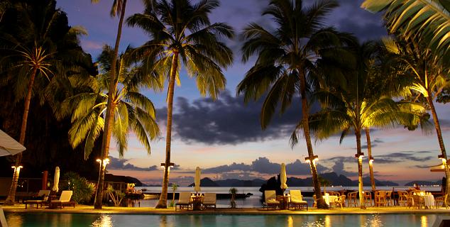 Dining by the Pool