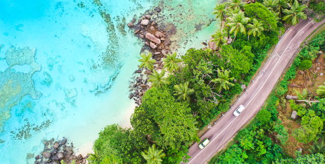 Driving in the Seychelles