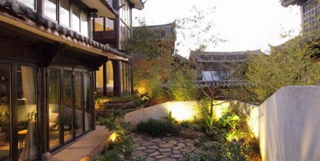 Garden Yard Dusk