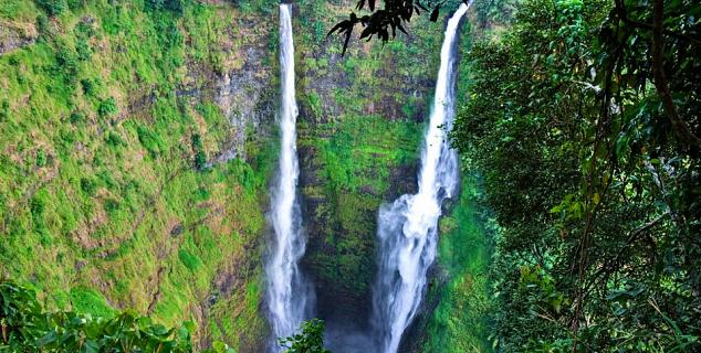 Waterfall on Bolaven Plateau